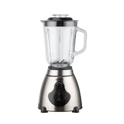 Nasco Mixeur 2 en 1 - 1.5Lt 300W - Acier Inox - Avec Broyeur  - Verre renforcé Incassable